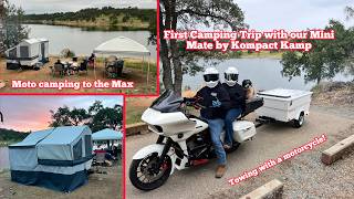 First Moto Camping Trip with our Mini Mate by Kompact Kamp.