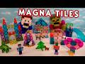 Magna Tiles ANIMAL Playset world! Puppy Park, Kitty Cat Tree, Hamster Wheel
