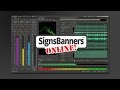 Signs banners online  30 second intro  wow thats cool