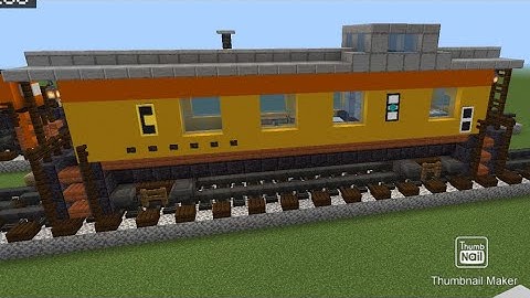 Minecraft Chessie System Caboose tutorial