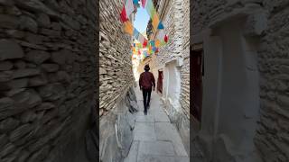 Walking Through Nepal's Most Beautiful Hidden Street 🇳🇵✨ | Marpha Village #shiv #nepal #shortsfeed