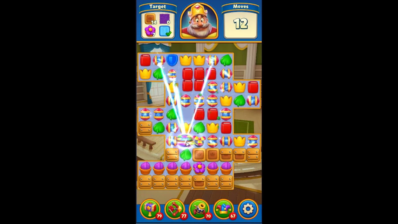 Royal Match Level 1636 - NO BOOSTERS GAMEPLAY 👑 | SKILLGAMING ✔️