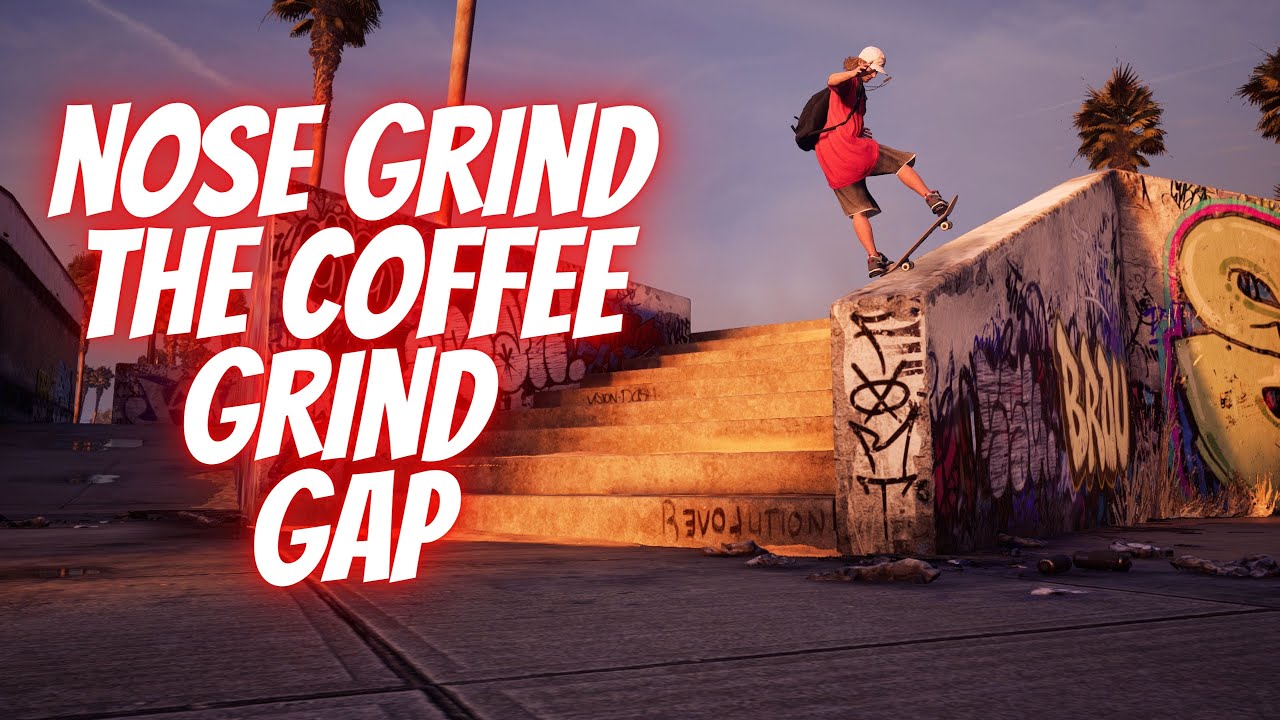 HOW TO NOSE GRIND THE COFFEE GRIND GAP MALL TONY HAWK'S PRO SKATER 1 + 2 YouTube