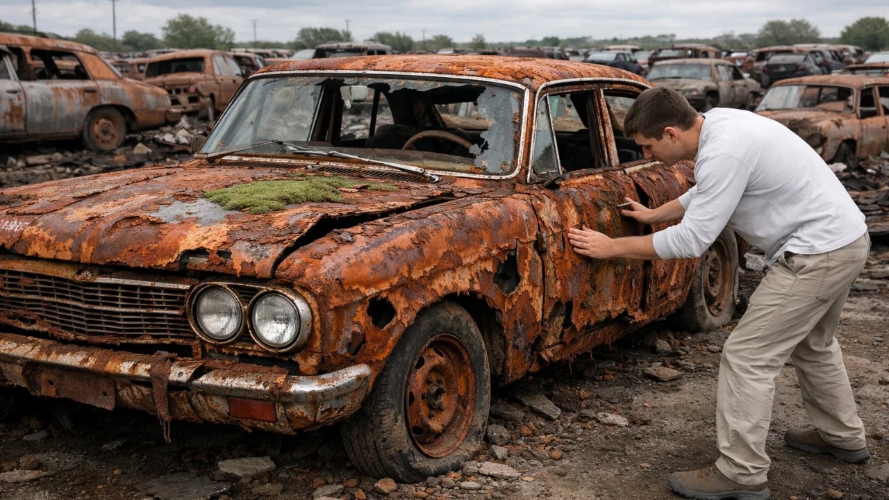 ASMR 1963 Ford Galaxie 500 Restoration - Abandoned Barn Find to Showroom (4K)