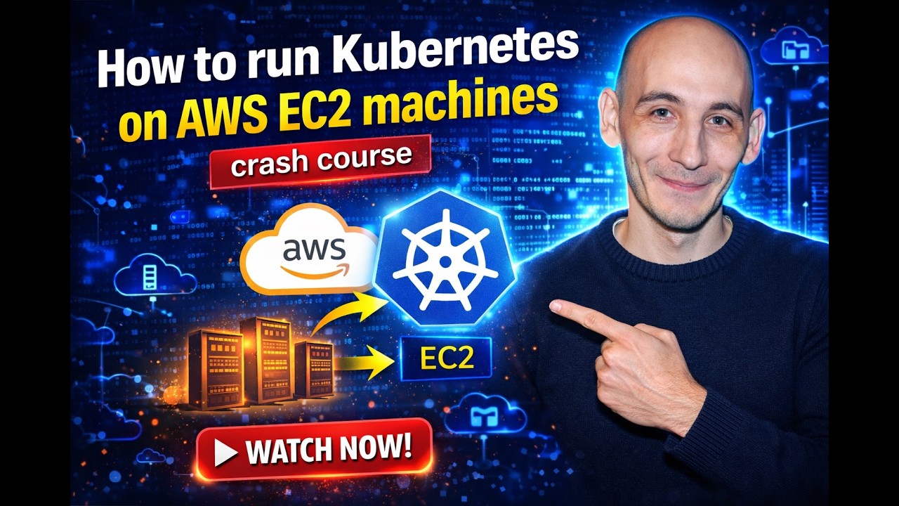 How to run Kubernetes on AWS EC2 machines crash course - YouTube