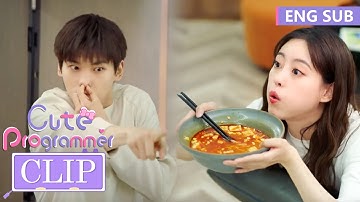 陆漓为报复姜逸城，故意吃螺蛳粉臭死姜逸城！|《程序员那么可爱 Cute Programmer》精彩片段 EP18 (ENG SUB)