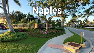 Walking Naples, FL, 13th and 16th Avenue, Naples Beach