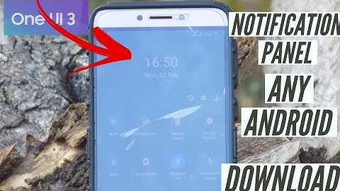 OneUi 3.0 Notification Panel Download | Any Android | No Root ✅🔥🔥