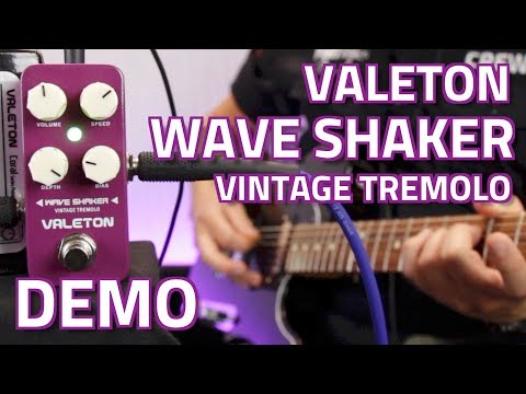 Valeton Coral Series Wave Shaker Vintage Tremolo - Demo