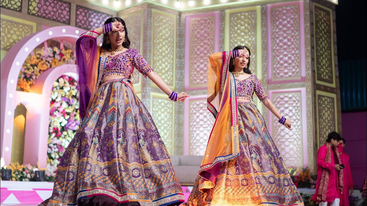 Dilbar X Saki Saki Dance Performance at Our Sister’s Haldi!💛💃