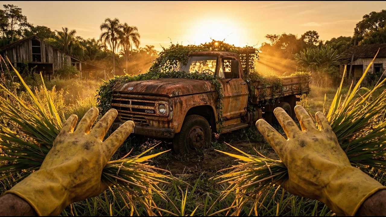 ASMR Chevrolet D60 Abandoned 48 Years on a Farm — Full Restoration Comes Back to Life