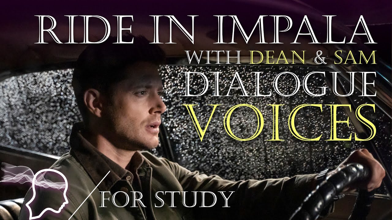 Relaxing Ambiance for Studying - Supernatural Ambience/ASMR - Rain Sounds With Sam and Dean Talking