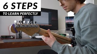 6 Steps To Learn Songs Perfectly On Guitar