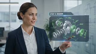A futuristic USA technology support center expert IT engineer wearing headset in front of multiple