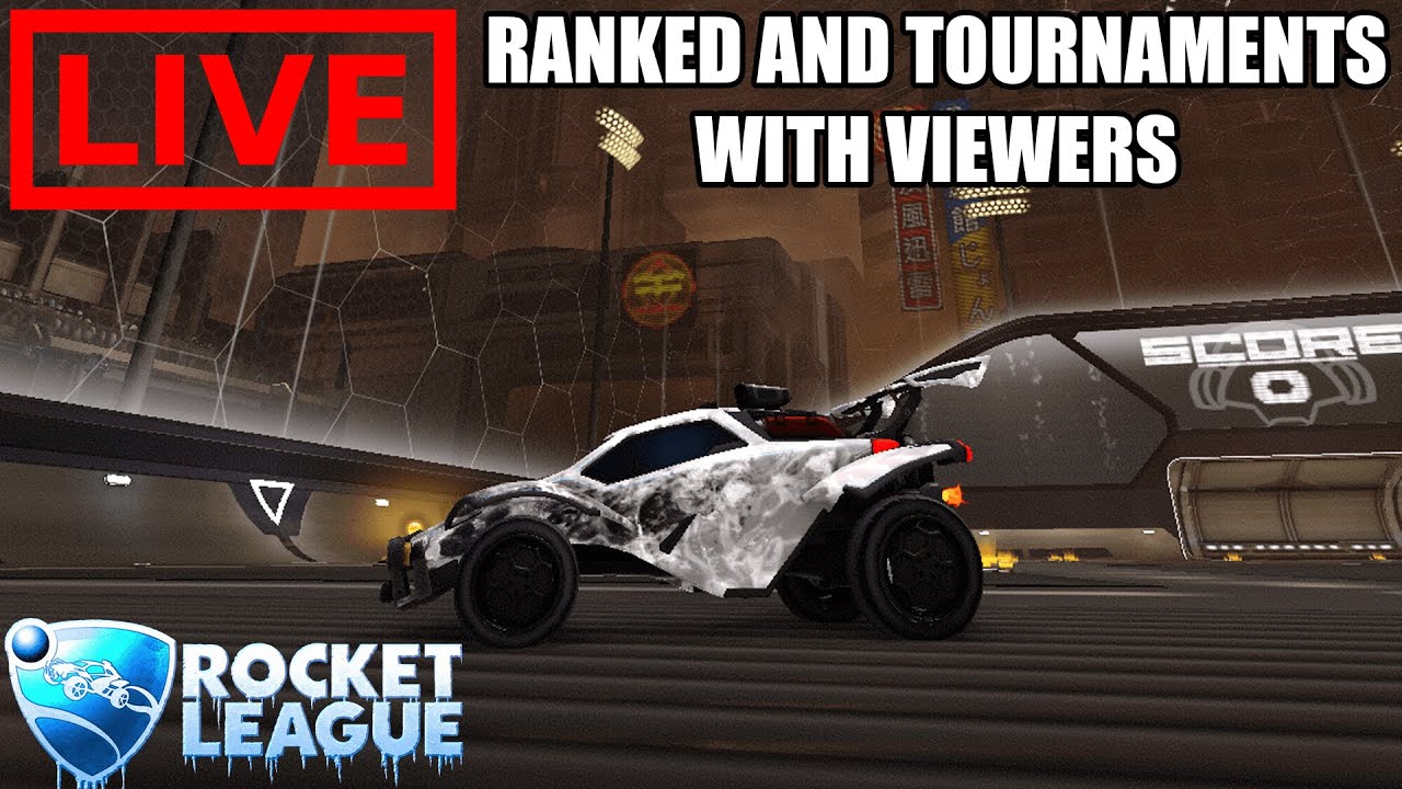 LIVE - Playing Ranked And Tournaments With Viewers Use Code Cheffa Rocket League !socials