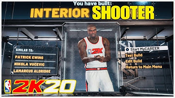 INTERIOR FINISHER with HOF SHOOTING BADGES BUILD in NBA 2K20