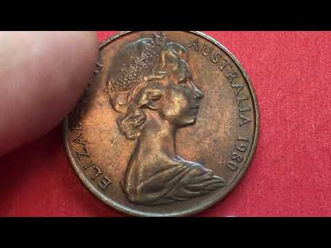 $2.9 million Australian dollars worth minted - 1980 Australia 2 Cents Collection - 145,603,000 coins