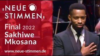NEUE STIMMEN 2022 – Final: Sakhiwe Mkosana, &quot;Hai già vinta la causa&quot;, Le nozze di Figaro, Mozart
