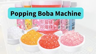 Taiwan popping boba pearls making machine, Quality bursting boba depositor, SINOFUDE popping boba