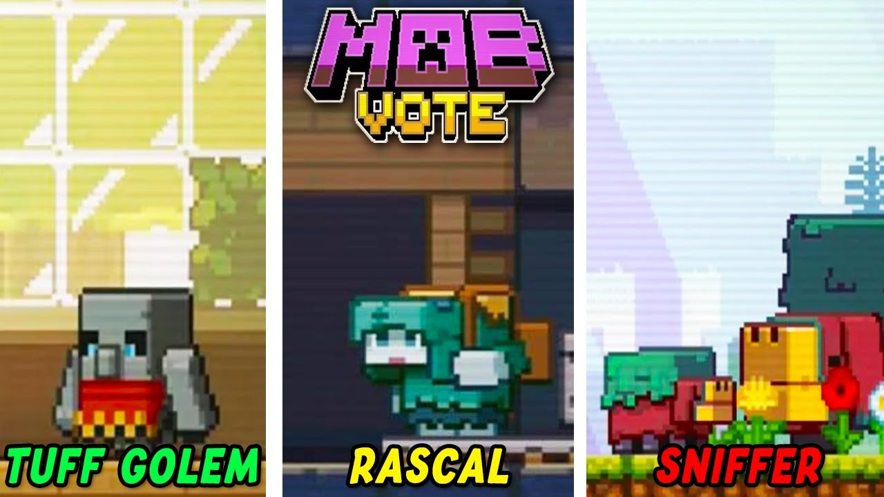 Ok, so i have some things to say about this mob vote so usualy mob votes  have mobs that are new/really creative and stuff but i think the new mob  vote is
