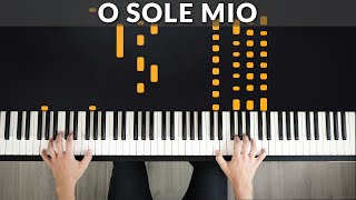 Video thumbnail of "O Sole Mio - Luciano Pavarotti | Tutorial of my Piano Cover"