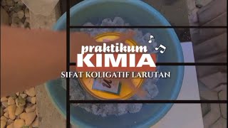 [PRAKTIKUM] SIFAT KOLIGATIF LARUTAN - Penurunan Titik Beku dalam Pembuatan Es Krim