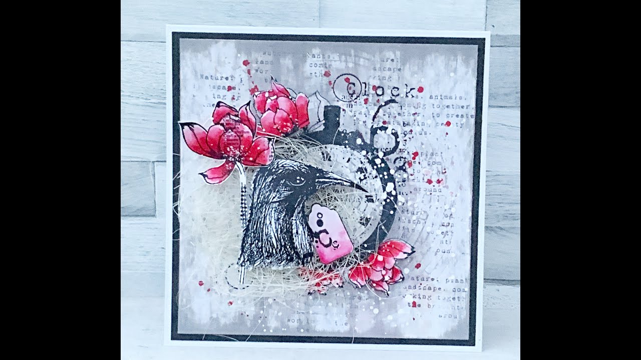 Crow Card by Tracy Evans 