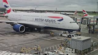 CLOSE UP with one of BA's A380 G-XLEF #planespotting  #airbusa380  #planes  #airbus  #aviation