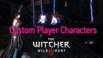 The Witcher 3 "Custom Player Characters" Mod