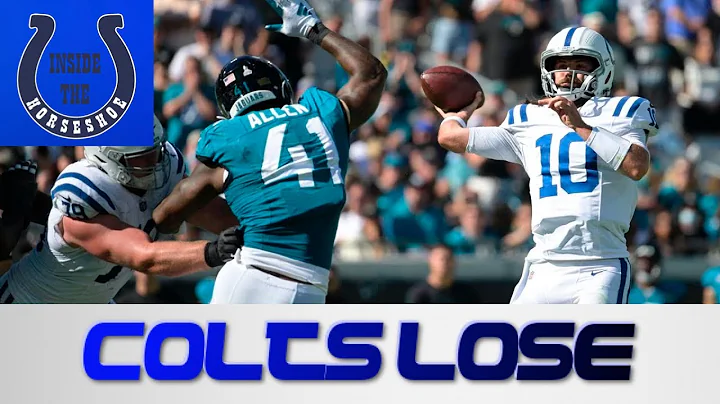 Colts lose to the Jaguars 37 to 20