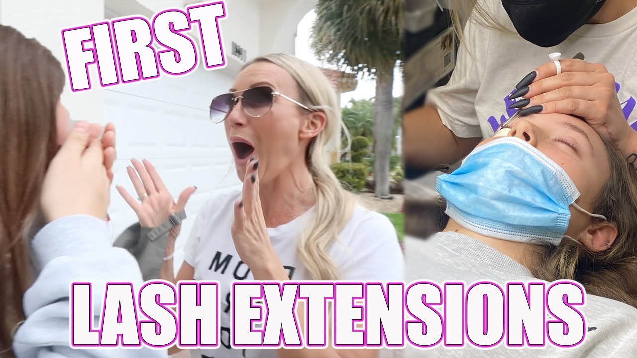 FIRST Time Getting LASH EXTENSIONS - YouTube