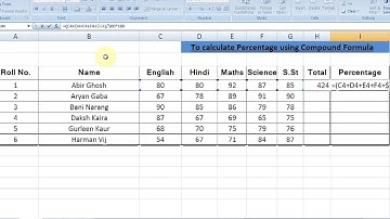 Class 6 Chapter 4 Formulas and Functions in Excel 2010  Part 2
