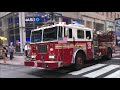 FDNY RESPONDING COMPILATION 79 FULL OF BLAZING SIRENS & LOUD AIR HORNS THROUGHOUT NEW YORK CITY.