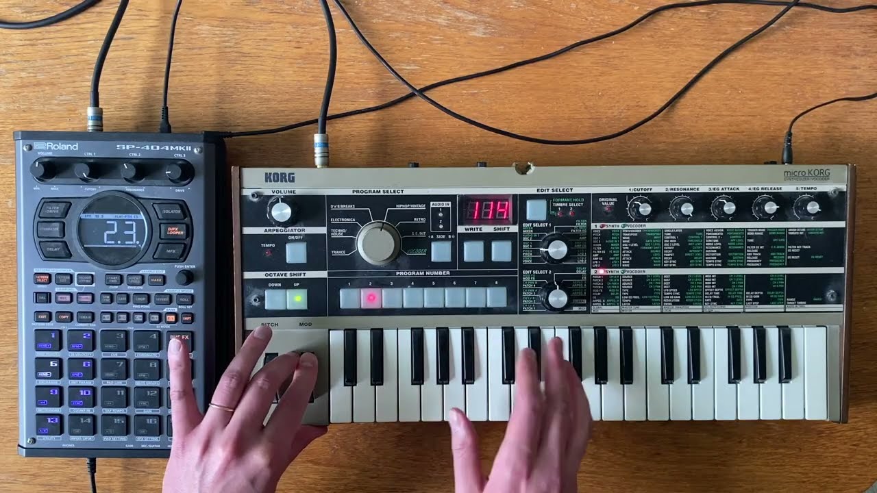 Ultra‑Slow Neo‑Soul SP‑404MKII Beat + MicroKorg Jazzy