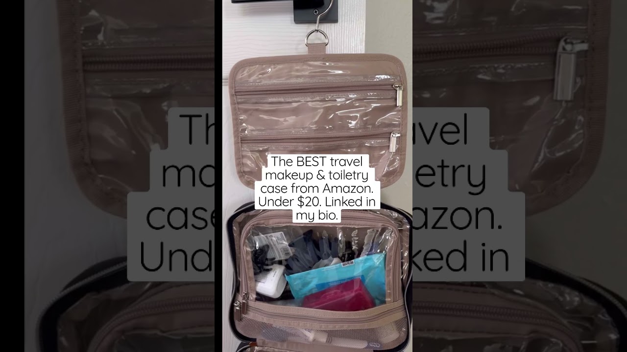 Under $20 travel toiletry case from Amazon. Linked in my bio. 