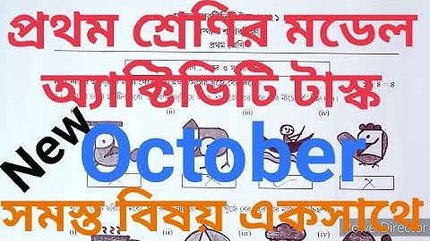 Class 1 Model Activity Task 2021, October activity task class 1, Class 1 model activity task Part 7