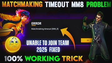 Matchmaking Timeout Mm8 | Matchmaking Problem In Free Fire and Free Fire Max  | OB50 2025❗