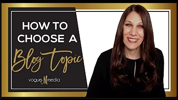 How to Choose a Blog Topic (So You Can Make Money Blogging and Finally Ditch the 9 to 5)