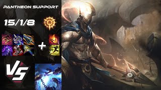 SUPPORT Pantheon vs Xerath - NA Grandmaster Patch 26.6