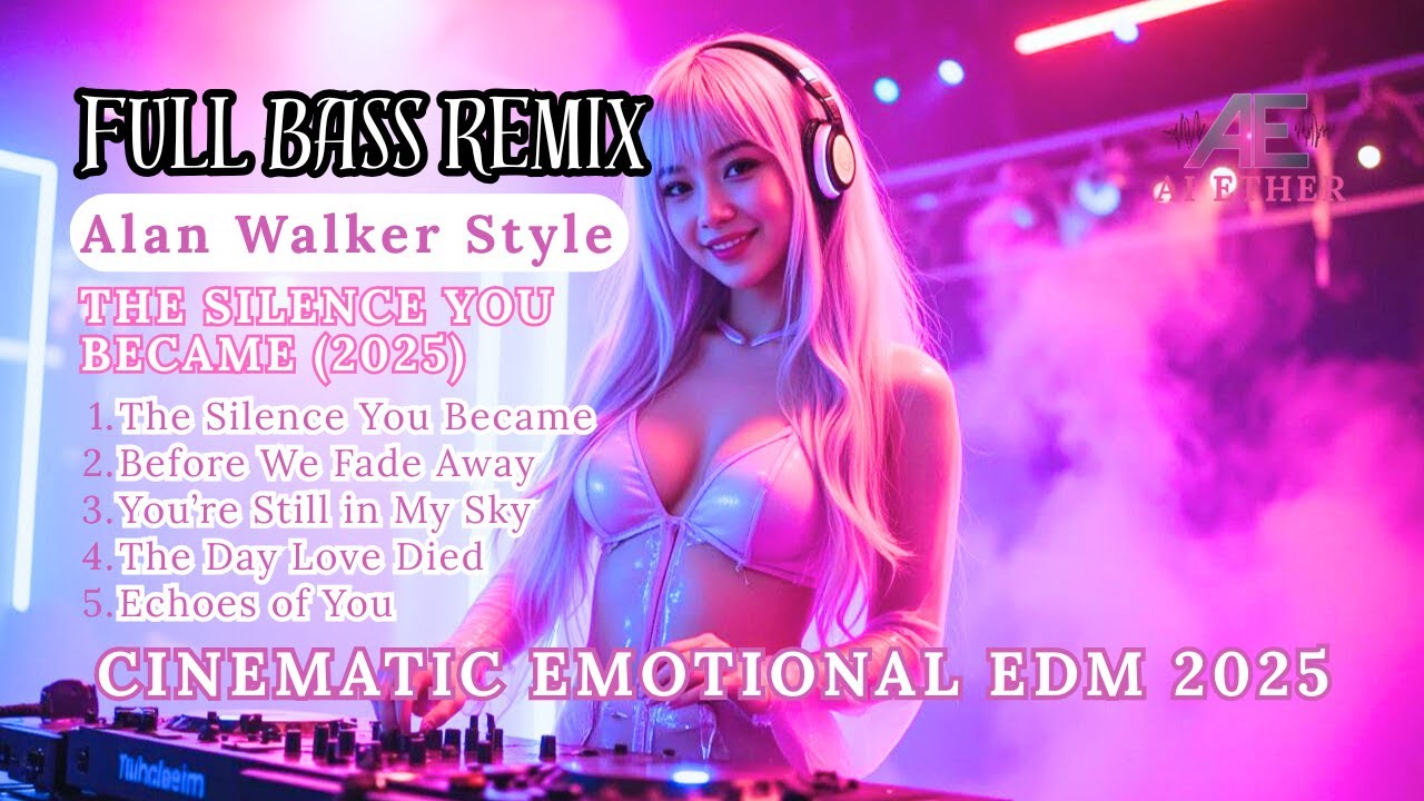 Alan Walker Style X Cinematic Emotional EDM 2025 - Full Bass Remix Anthem Playlist | AI Ether