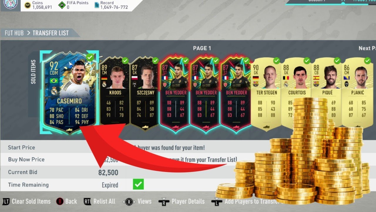 FIFA 20 :CRAZY PROFITS  SNIPING PLAYERS:MAKE 100K A DAY USING THESE METHODS;FIFA 20 ULTIMATE TEAM