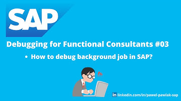 How to debug background job in SAP