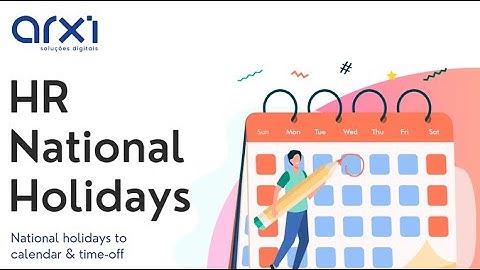 Odoo app - HR National Holidays