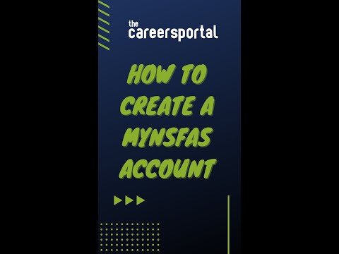 Here's how to create a myNSFAS account