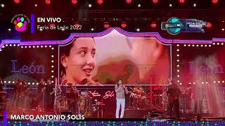 Concierto de &quot;Marco Antonio Solis&quot; en la Feria de León 2022