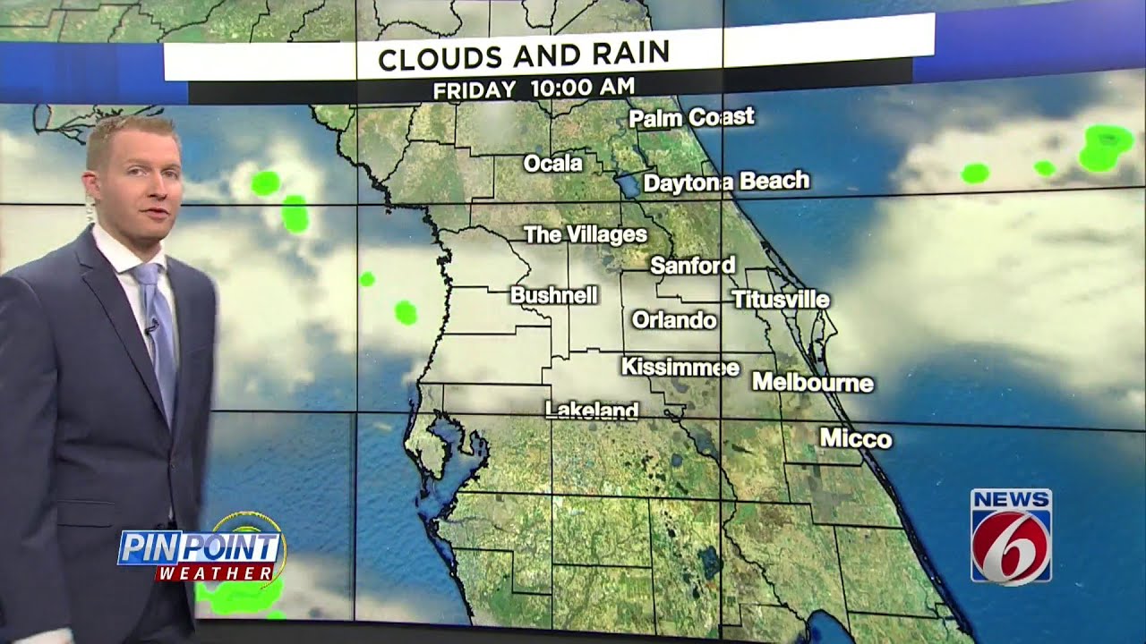 Rain chances return to Central Florida forecast - YouTube
