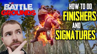 How To Do SIGNATURES/FINISHERS In WWE 2K Battlegrounds *EXPLAINED* screenshot 5