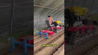 -On Tracked 4Wd Small Four-Wheel Tractor Rotary Tiller -Cylinder Diesel Engine