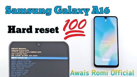Samsung Galaxy A16 Hard reset Pin, Pattern’ Password Unlock without PC 2025