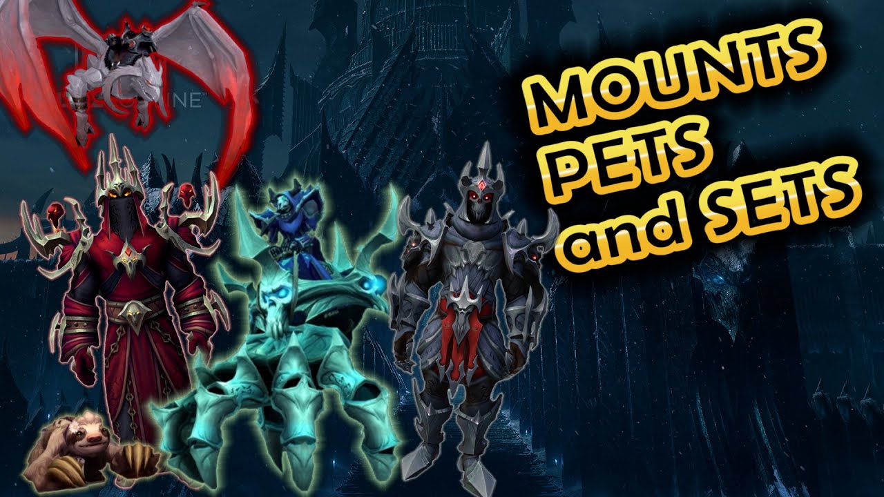 New Mounts, Pets and Transmog Shadowlanda 9.1